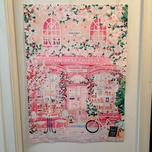 Charming Pink and Green Wall Art Decor